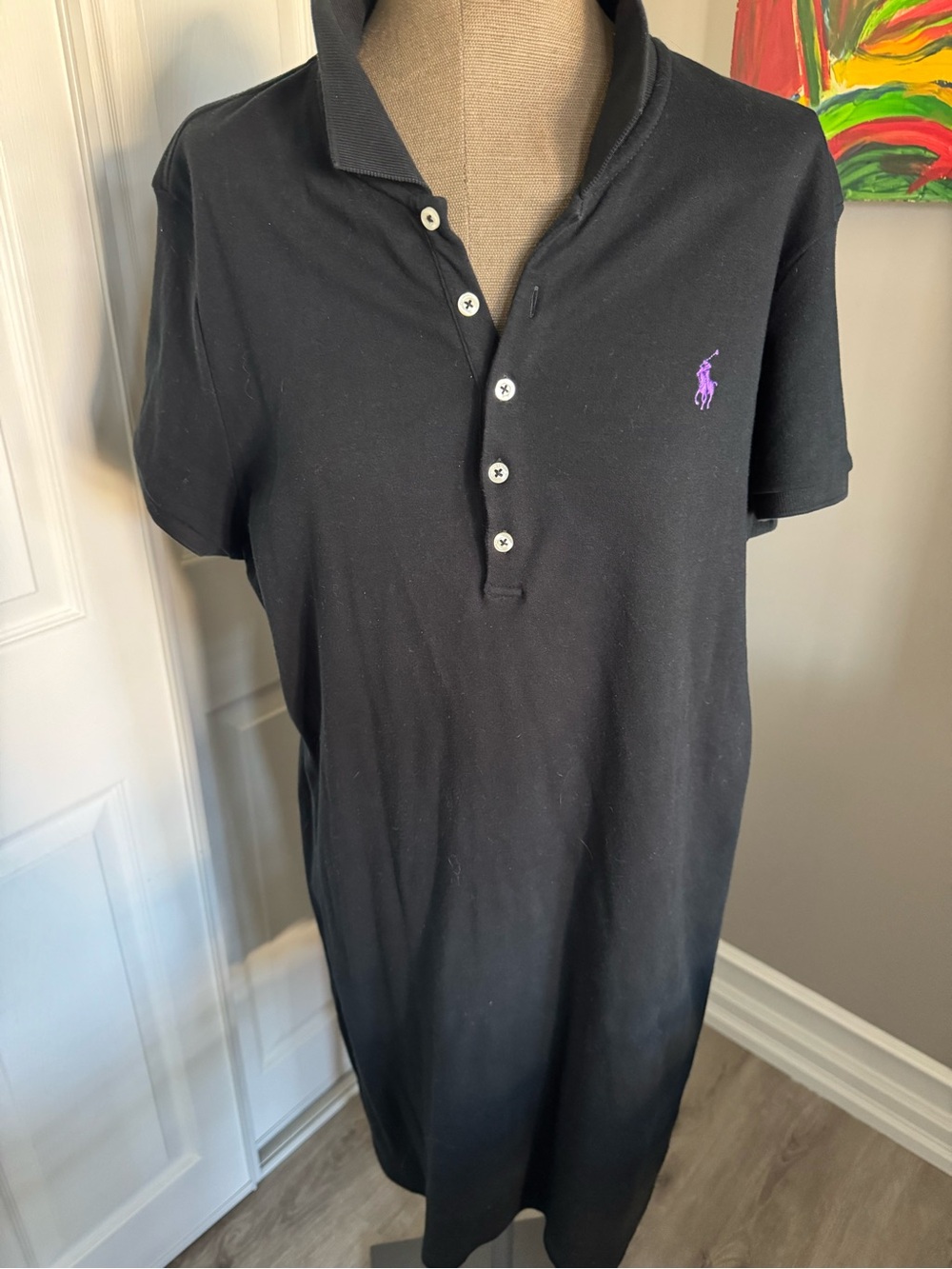Ralph Lauren Black Polo Dress